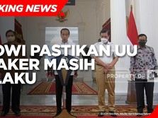 Meski Direvisi, Jokowi Pastikan UU Ciptaker Tetap Berlaku