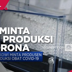 Presiden Jokowi Minta Produsen Farmasi Produksi Obat Covid-19