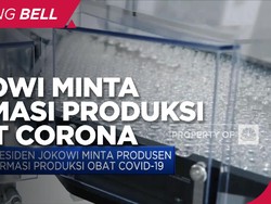 Presiden Jokowi Minta Produsen Farmasi Produksi Obat Covid-19