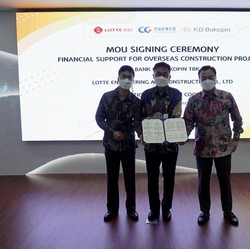 KB Bukopin Jalin Kerja Sama Dengan Lotte E&C dan CG Korea