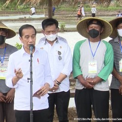 Jokowi: Sampai Hari ini Kita Belum Impor Beras Sama Sekali!