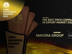 Mayora Group Raih 'The Best FMCG Company In Export Market'