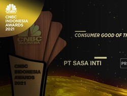 PT Sasa Inti Raih Penghargaan 'Consumer Good of The Year'
