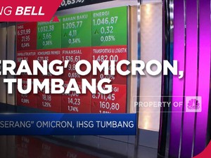 Market Fokus: 'Diserang' Omicron, IHSG Tumbang