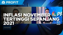 PPKM Dilonggarkan, Inflasi November Tertinggi Sepanjang 2021