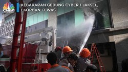 Kebakaran Gedung Cyber 1 Jaksel, 1 Korban Tewas
