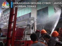 Kebakaran Gedung Cyber 1 Jaksel, 1 Korban Tewas