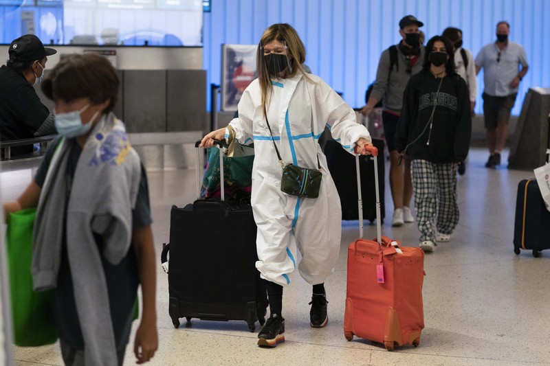 Kemunculan kasus virus Omicron di Amerika Serikat. (AP/Jae C. Hong) Kemunculan kasus virus Omicron di Amerika Serikat. (AP/Jae C. Hong)