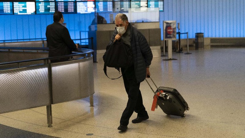 Kemunculan kasus virus Omicron di Amerika Serikat. (AP/Jae C. Hong)