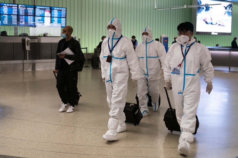 Kemunculan kasus virus Omicron di Amerika Serikat. (AP/Jae C. Hong)