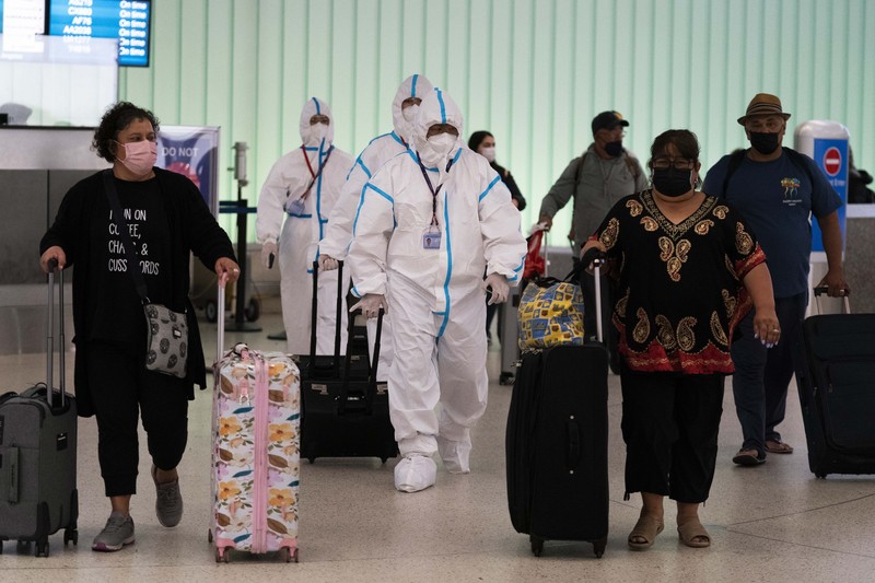 Kemunculan kasus virus Omicron di Amerika Serikat. (AP/Jae C. Hong) Kemunculan kasus virus Omicron di Amerika Serikat. (AP/Jae C. Hong)