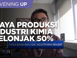 Bahan Baku Naik, Biaya Produksi Industri Kimia Melonjak 50%