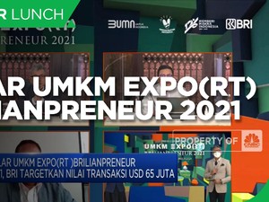 Gelar UMKM EXPO(RT) Brilianpreneur 2021