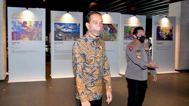 Jokowi Surprised that the Kapolda-Kapolres Sowan to Ormas Violators of the Law