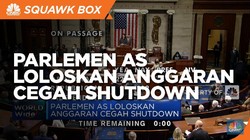 Parlemen AS Loloskan Anggaran Cegah Shutdown
