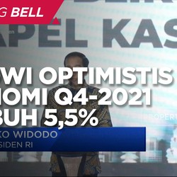 Presiden Jokowi Optimistis Ekonomi Q4-2021 Tumbuh Hingga 5,5%