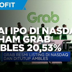 Usai IPO di Nasdaq! Saham Grab Ambles 20,53%