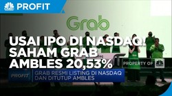 Usai IPO di Nasdaq! Saham Grab Ambles 20,53%