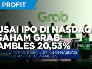 Usai IPO di Nasdaq! Saham Grab Ambles 20,53%