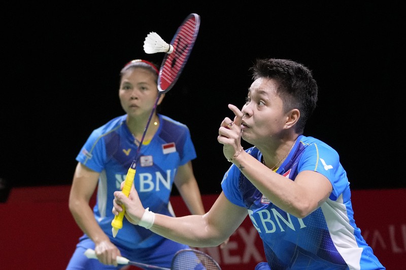 Greysia Polii/Apriyani Rahayu dinobatkan BWF menjadi ganda putri terbaik 2021. (AP/Dita Alangkara)