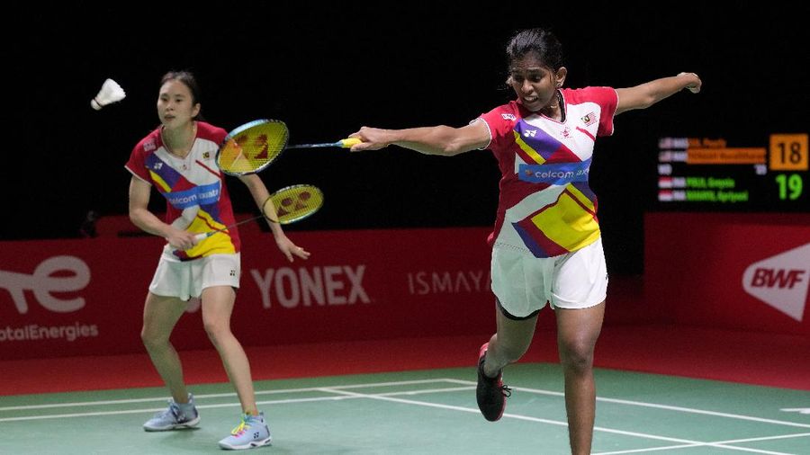 Greysia Polii/Apriyani Rahayu dinobatkan BWF menjadi ganda putri terbaik 2021. (AP/Dita Alangkara)