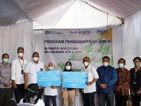 BTN &PNM Hadirkan Greenhouse Hidroponik di Lebak