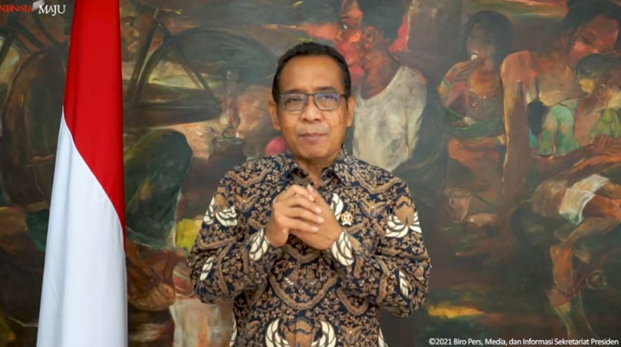 Menteri Sekretaris Negara, Pratikno (Tangkapan Layar via Youtube Sekretariat Presiden)