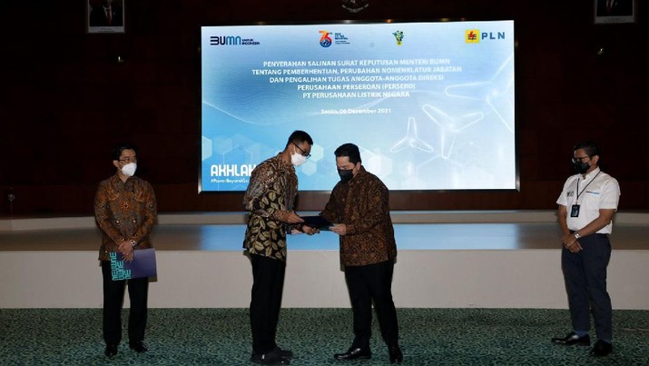Erick Thohir angkat Darmawan Prasodjo sebagai Direktur Utama PLN. (PLN) Erick Thohir angkat Darmawan Prasodjo sebagai Direktur Utama PLN. (PLN)