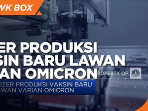Pfizer Produksi Vaksin Baru Lawan Varian Omicron