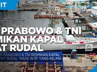 Top! Prabowo & TNI Resmikan Kapal Cepat Rudal Ke-5