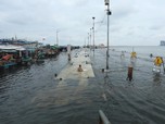 Intip Banjir Rob di Muara Angke & Sunda Kelapa Jakarta Utara