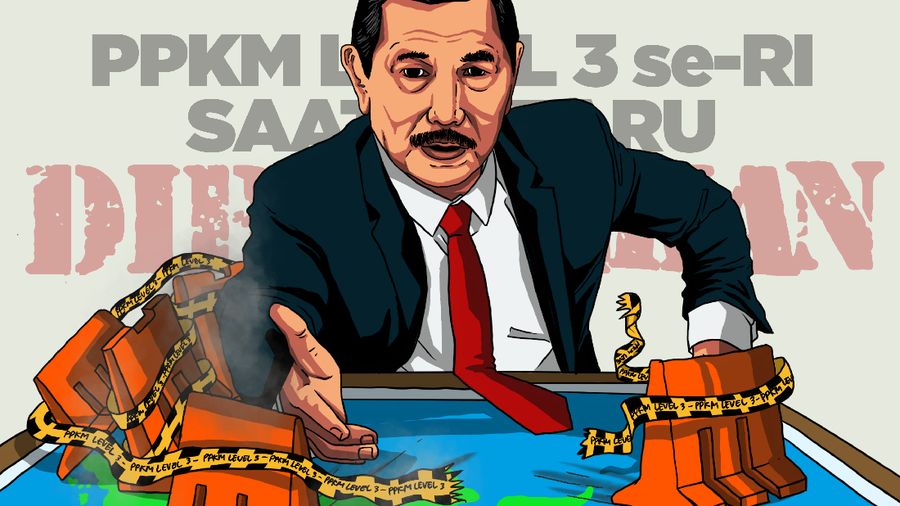Infografis/PPKM Level 3 se-RI Saat Nataru Dibatalkan/Aristya rahadian