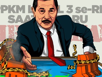 Catat! PPKM Level 3 se-RI Saat Nataru Dibatalkan