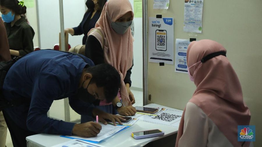 Jakarta Job Fair (CNBC Indonesia/Tri Susilo)