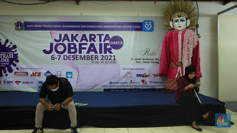Jakarta Job Fair (CNBC Indonesia/Tri Susilo)