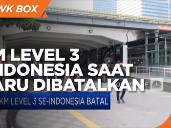 PPKM Level 3 Se-Indonesia saat Nataru Dibatalkan