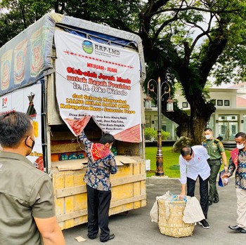 Penampakan 3 Ton Jeruk, 'Oleh-oleh' Warga Karo Untuk Jokowi