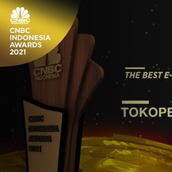 Tokopedia Dinobatkan Jadi The Best E-Commerce 2021