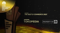 Tokopedia Raih Penghargaan 'The Best e-Commerce 2021'
