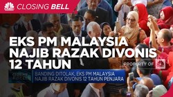 Banding Ditolak, Eks PM Najib Razak Divonis 12 Tahun Penjara