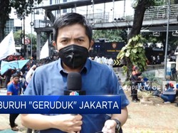 Buruh Geruduk Jakarta