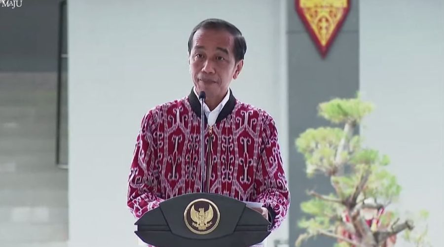 foto/ Peresmian Bandara Tebelian, Sintang, 8 Desember 2021/ Youtube : Setpres