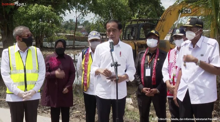 Keterangan Pers Presiden Joko Widodo, Sintang, 8 Desember 2021.