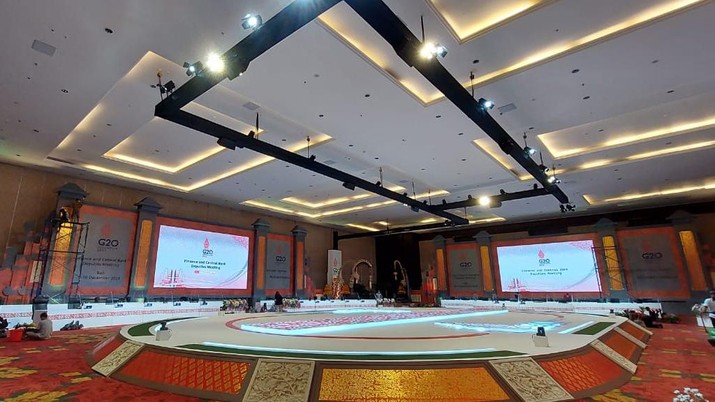 Bali Nusa Dua Convention Center (BNDCC). (CNBC Indonesia/Cantika Adinda Putri)
