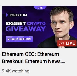 Kanal Youtube BNPB Kena Hack, Siarkan Kripto Ethereum!