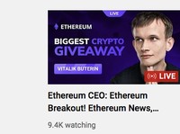 Kanal Youtube BNPB Kena Hack, Siarkan Kripto Ethereum!