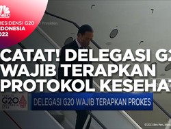 Catat! Delegasi G20 Wajib Terapkan Protokol Kesehatan