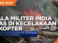 Kecelakaan Helikopter Tewaskan Kepala Militer India