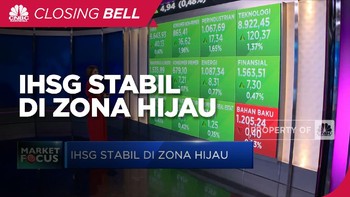 Market Focus: IHSG Stabil di Zona Hijau