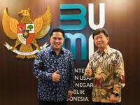 Erick Thohir Temui Bos Krakatau Posco, Mau Bikin Apa Nih?